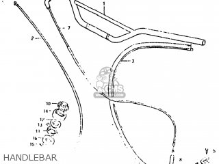 HANDLEBAR - RM60 1983 (D) USA (E03)