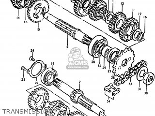 TRANSMISSION - RM60 1983 (D) USA (E03)