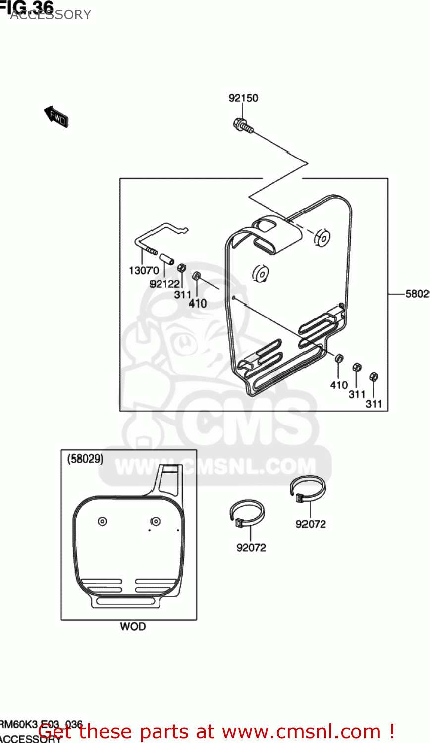 ACCESSORY RM60 2003 (K3) USA (E03)
