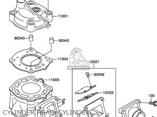 CYLINDER HEAD/CYLINDER - RM60 2003 (K3) USA (E03)