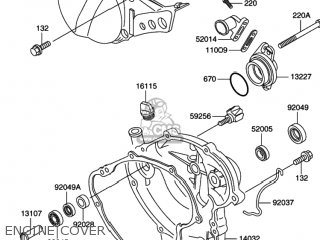 ENGINE COVER - RM60 2003 (K3) USA (E03)