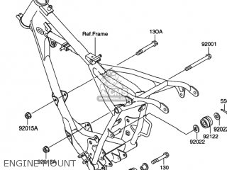 ENGINE MOUNT - RM60 2003 (K3) USA (E03)