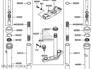 FRONT FORK - RM60 2003 (K3) USA (E03)