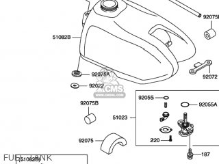 FUEL TANK - RM60 2003 (K3) USA (E03)