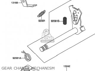 GEAR CHANGE MECHANISM - RM60 2003 (K3) USA (E03)