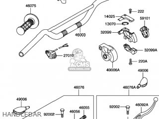 HANDLEBAR - RM60 2003 (K3) USA (E03)