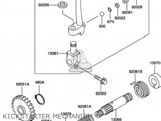KICKSTARTER MECHANISM - RM60 2003 (K3) USA (E03)