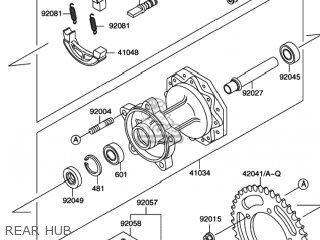 REAR HUB - RM60 2003 (K3) USA (E03)