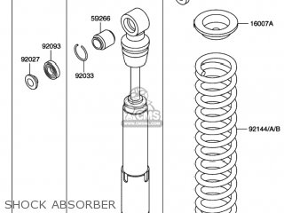 SHOCK ABSORBER - RM60 2003 (K3) USA (E03)