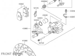 FRONT BRAKE - RM65 2003 (K3) USA (E03)