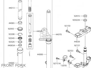 FRONT FORK - RM65 2003 (K3) USA (E03)