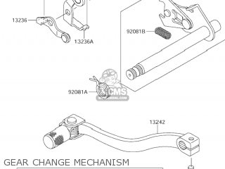 GEAR CHANGE MECHANISM - RM65 2003 (K3) USA (E03)