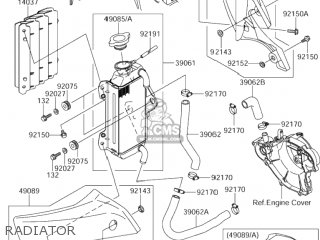 RADIATOR - RM65 2003 (K3) USA (E03)