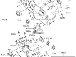 CRANKCASE - RM65 2004 (K4) USA (E03)
