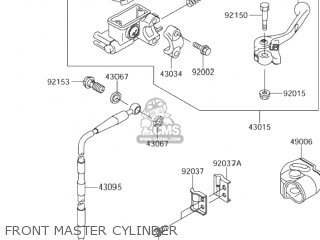 FRONT MASTER CYLINDER - RM65 2004 (K4) USA (E03)