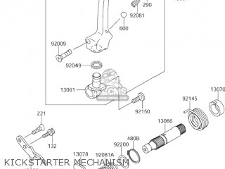 KICKSTARTER MECHANISM - RM65 2004 (K4) USA (E03)