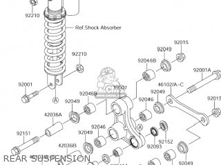 REAR SUSPENSION - RM65 2004 (K4) USA (E03)