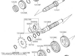 TRANSMISSION - RM65 2004 (K4) USA (E03)