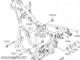 ENGINE MOUNT - RM65 2005 (K5) USA (E03)