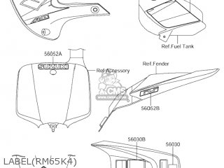 LABEL(RM65K4) - RM65 2005 (K5) USA (E03)