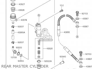 REAR MASTER CYLINDER - RM65 2005 (K5) USA (E03)