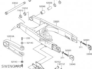 SWINGARM - RM65 2005 (K5) USA (E03)