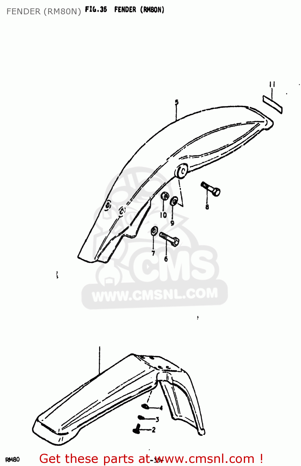 FENDER (RM80N) RM80 1977 (B) USA (E03)