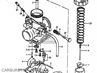 CARBURETOR (RM80C - RM80 1977 (B) USA (E03)