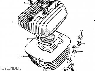 CYLINDER - RM80 1977 (B) USA (E03)