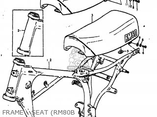 FRAME - SEAT (RM80B - RM80 1977 (B) USA (E03)