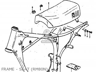 FRAME - SEAT (RM80N) - RM80 1977 (B) USA (E03)