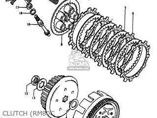 CLUTCH (RM80C - RM80 1978 (C) USA (E03)