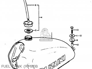 FUEL TANK (RM80B - RM80 1978 (C) USA (E03)
