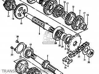 TRANSMISSION (RM80N) - RM80 1978 (C) USA (E03)