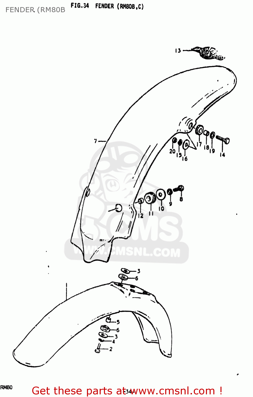 FENDER (RM80B RM80 1979 (N) USA (E03)