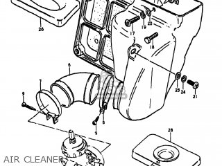 AIR CLEANER - RM80 1979 (N) USA (E03)