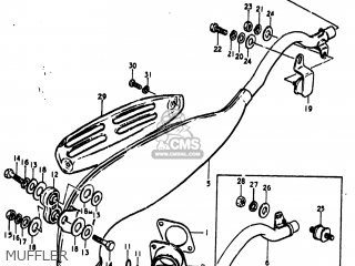 MUFFLER - RM80 1979 (N) USA (E03)