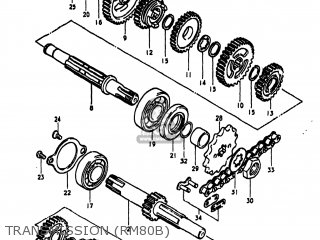 TRANSMISSION (RM80B) - RM80 1979 (N) USA (E03)