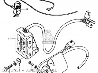 CDI UNIT - IGNITION COIL - RM80 1980 (T) USA (E03)