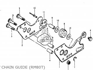 CHAIN GUIDE (RM80T) - RM80 1980 (T) USA (E03)