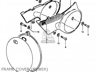 FRAME COVER (RM80X) - RM80 1980 (T) USA (E03)