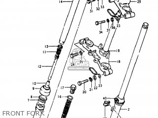 FRONT FORK - RM80 1980 (T) USA (E03)