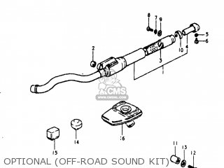 OPTIONAL (OFF-ROAD SOUND KIT) - RM80 1980 (T) USA (E03)