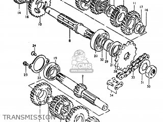TRANSMISSION - RM80 1980 (T) USA (E03)