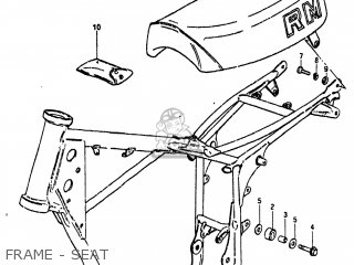 FRAME - SEAT - RM80 1981 (X) USA (E03)