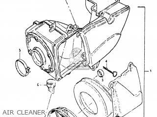 AIR CLEANER - RM80 1982 (Z) USA (E03)