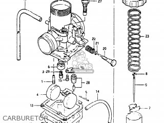 CARBURETOR - RM80 1982 (Z) USA (E03)