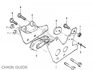 CHAIN GUIDE - RM80 1982 (Z) USA (E03)