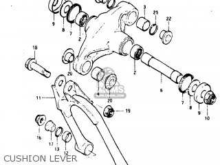 CUSHION LEVER - RM80 1982 (Z) USA (E03)