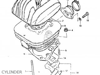 CYLINDER - RM80 1982 (Z) USA (E03)